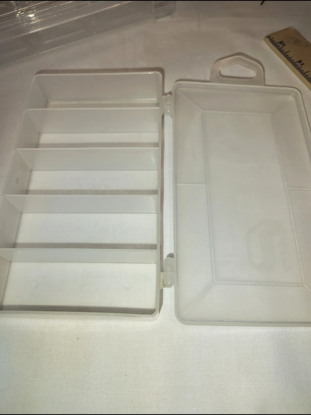 3 Clear Plastic Storage Trays